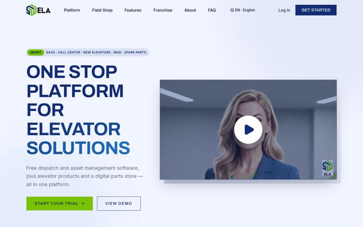 Screenshot of ela-app.com