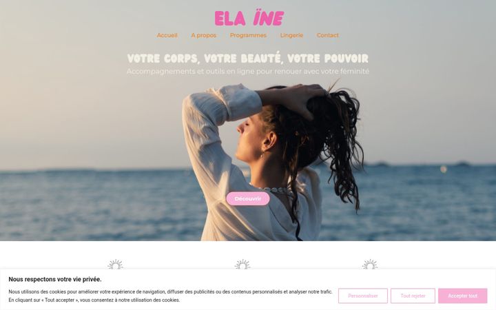 Screenshot of ela-ine.com