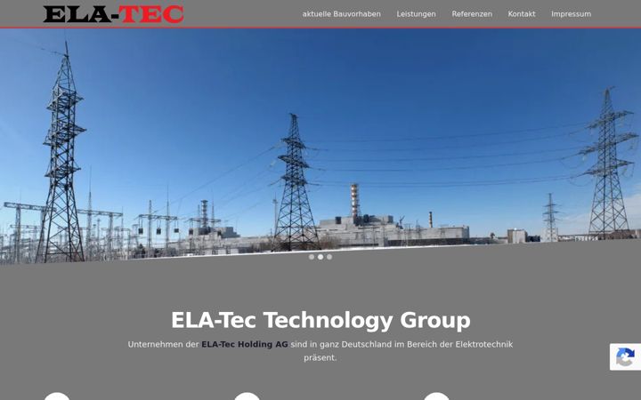 Snímek obrazovky ela-tec.de