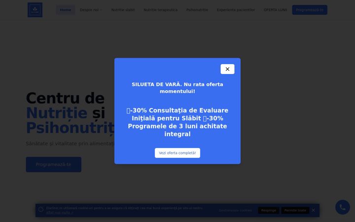 Skärmbild av elaclinic.ro