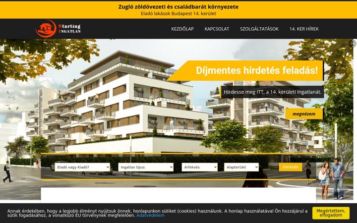 Snímek obrazovky eladolakas14ker.hu