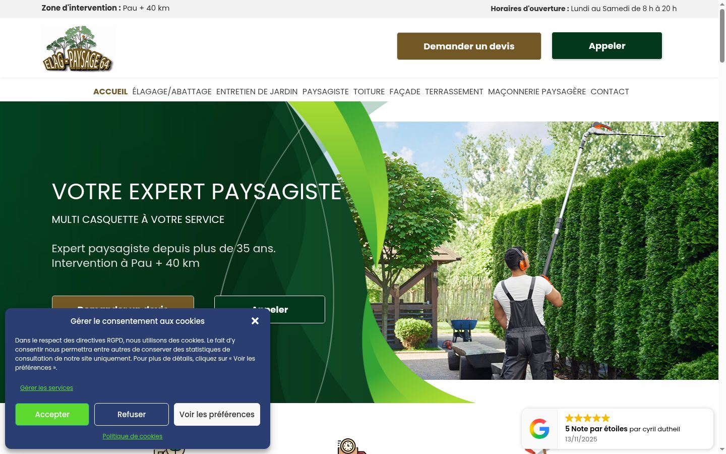 Snímek obrazovky baneru souhlasu zobrazeného před jakoukoli interakcí