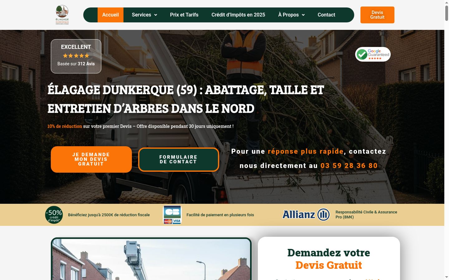Capture d'écran de la bannière de consentement affichée avant toute interaction