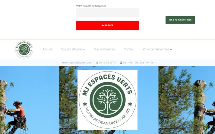 Screenshot ta' elagage-januel.fr