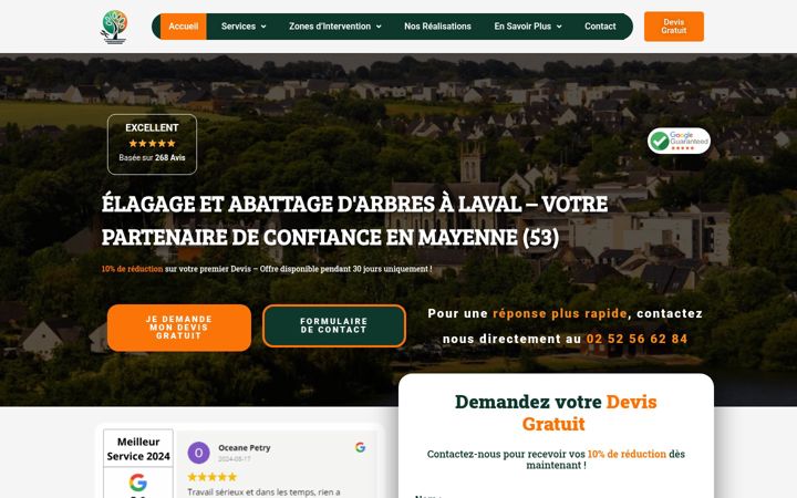 Képernyőkép: elagagelaval.fr