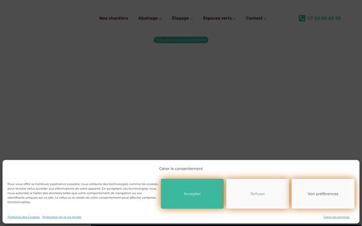 Screenshot di elagueur-herault-montpellier-34.fr