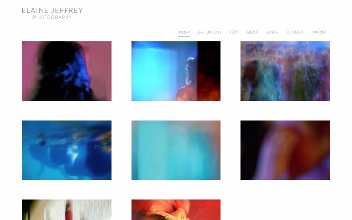 Screenshot of elainejeffrey.com