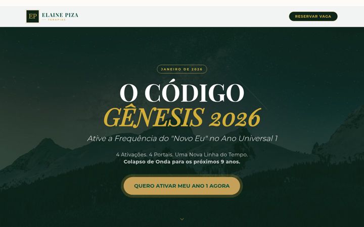 Screenshot of elainepizaterapias.com