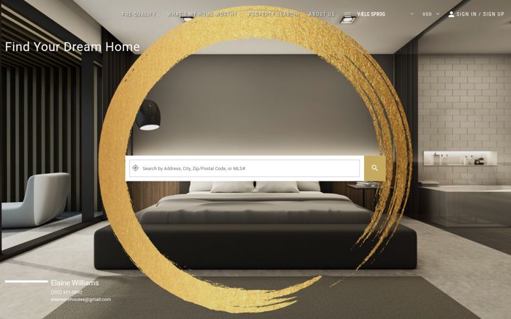 Screenshot of elainesellhouses.com