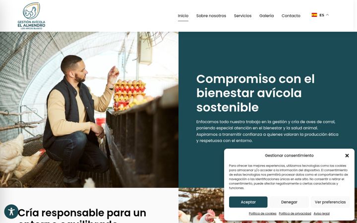 Screenshot of elalmendrolosarcosblasco.com