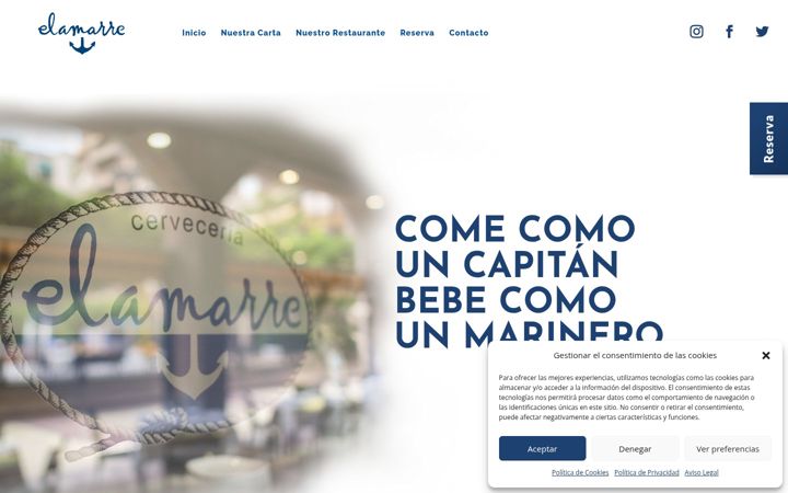 Screenshot of elamarremurcia.com
