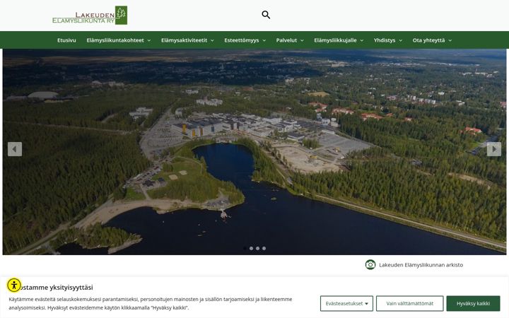 Screenshot of elamysliikunta.fi