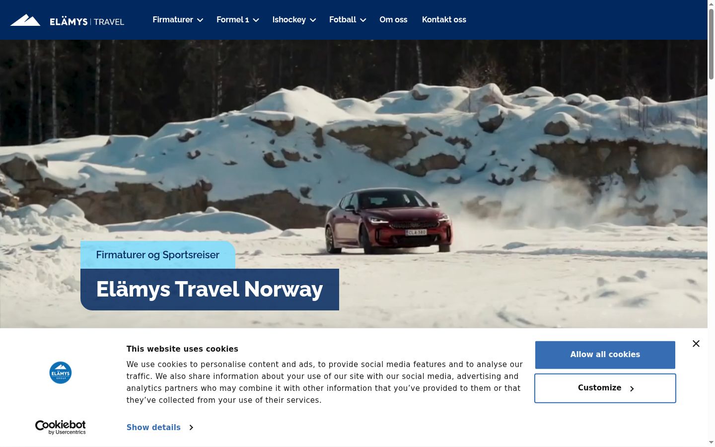 Sutikimo reklamjuostės, rodytos prieš bet kokią sąveiką, ekrano kopija