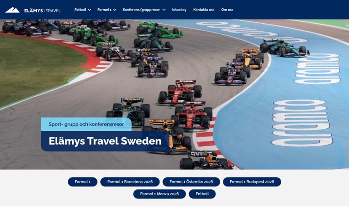 Zrzut ekranu elamystravel.se