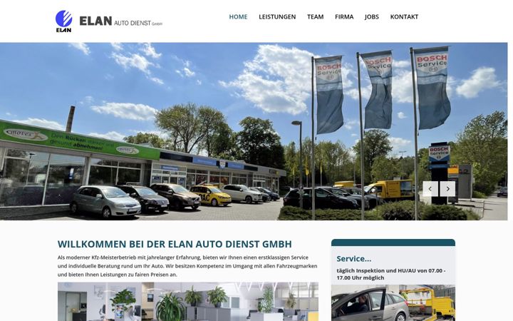 Posnetek zaslona elan-chemnitz.de