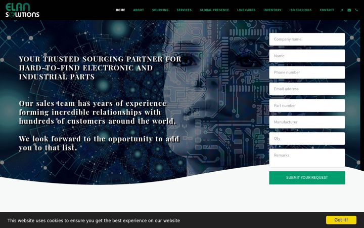 Screenshot of elan-sol.com