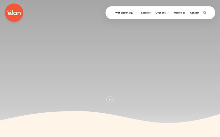 Screenshot von elan.nl