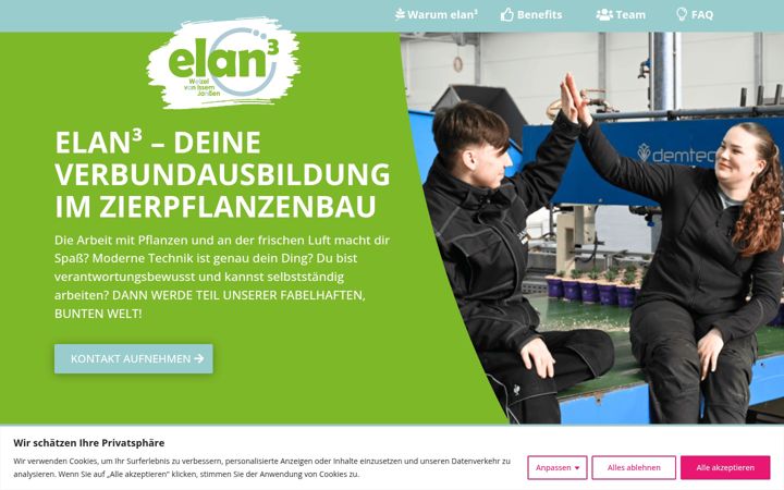 Posnetek zaslona elan3.de