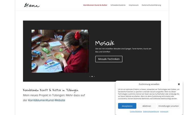 Posnetek zaslona elana-horowitz.de