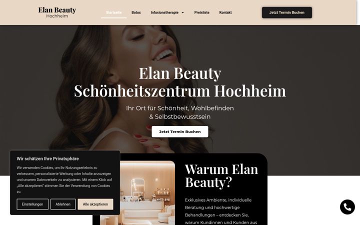 Screenshot van elanbeauty-hochheim.de