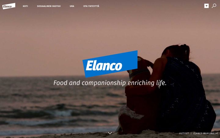 Screenshot of elanco.fi
