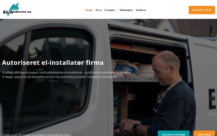 Skærmbillede af elandersen.dk
