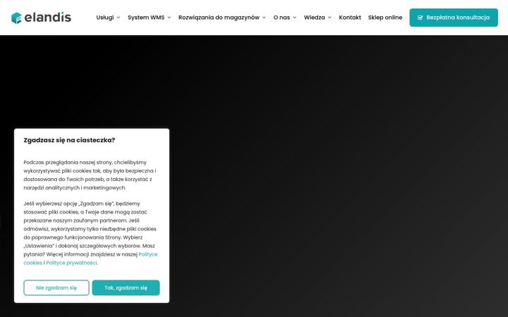 Screenshot of elandis.pl