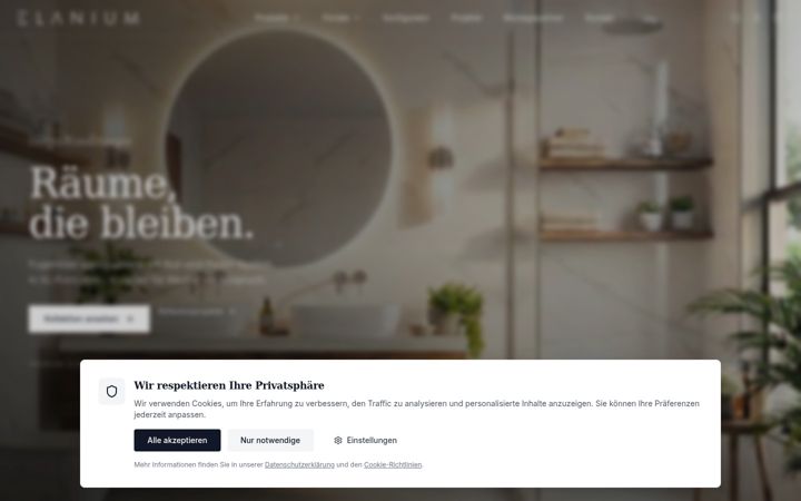 Screenshot van elanium.de