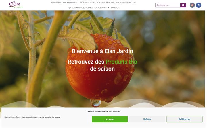 Screenshot di elanjardin.fr