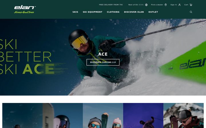 Screenshot of elanskis.com