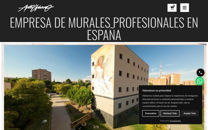 Screenshot of elarteurbano.com