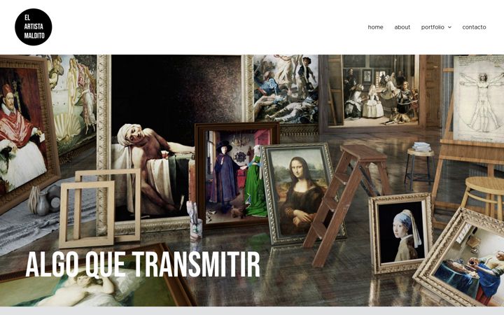 Screenshot of elartistamaldito.com