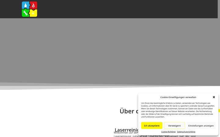 Screenshot van elaserreinigung.de