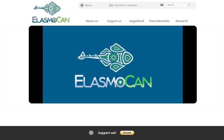 Snímek obrazovky elasmocan.org