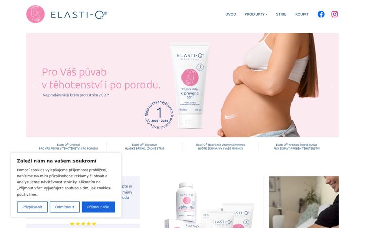 Snímek obrazovky elasti-q.cz