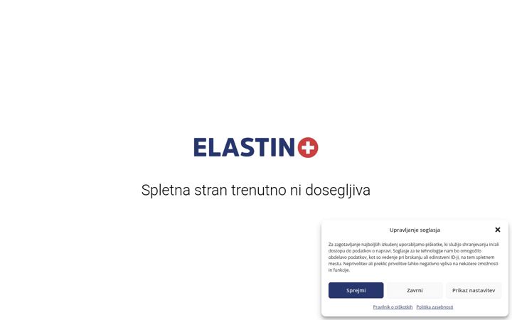 Ekrano kopija elastinplus.si
