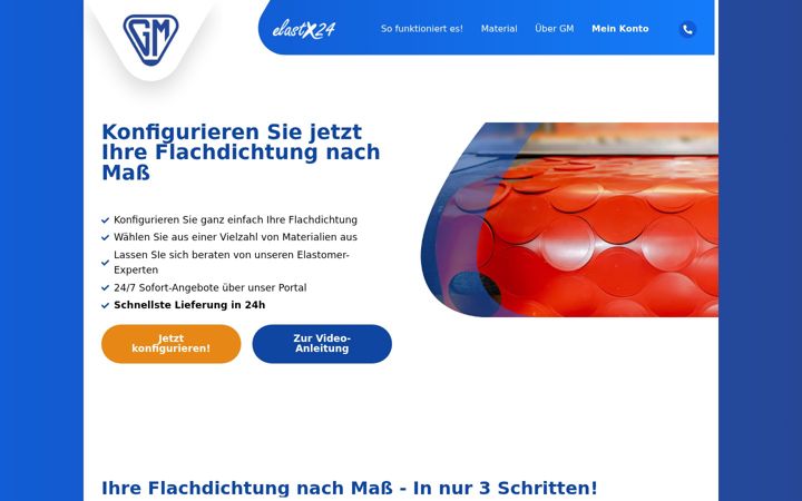 Screenshot van elastx24.de
