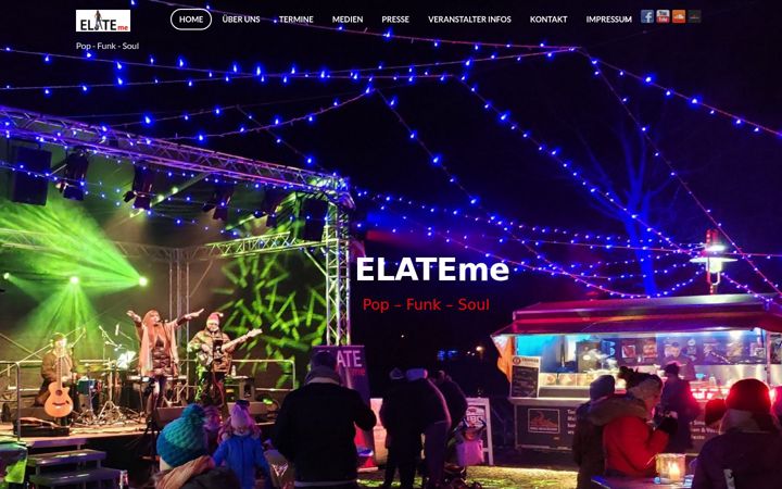 Screenshot van elate-me.de