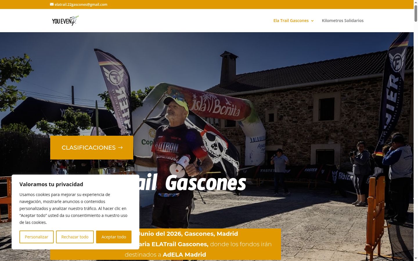 Screenshot tal-banner tal-kunsens muri qabel kwalunkwe interazzjoni