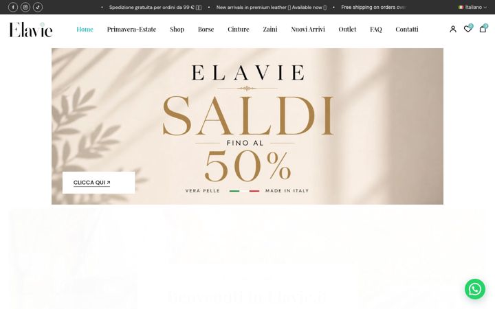 Screenshot ta' elavie.it