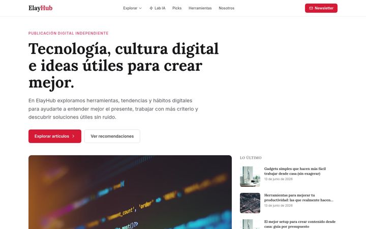 Screenshot of elayhub.com