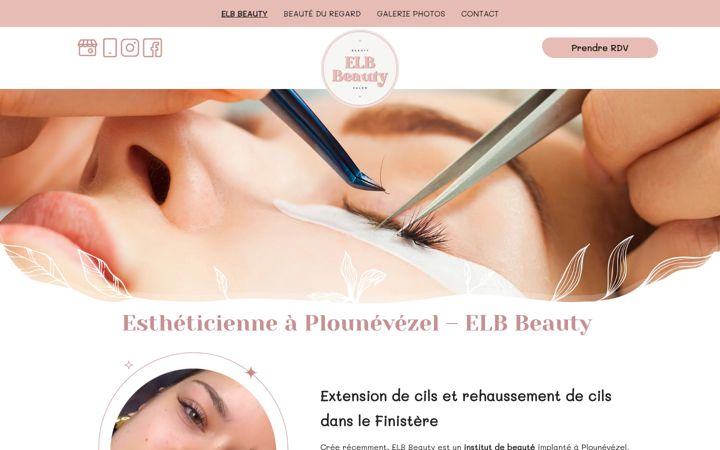 Screenshot di elb-beauty.fr