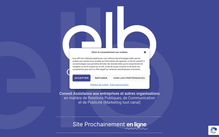 Screenshot di elb-communication.fr