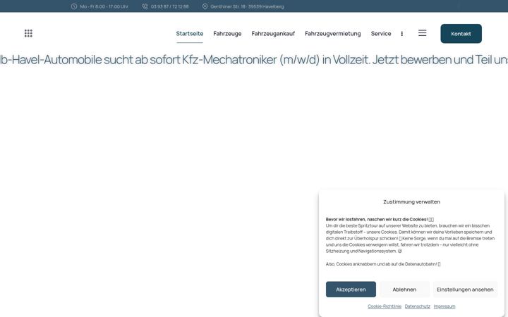 Screenshot van elb-havel-automobile.de