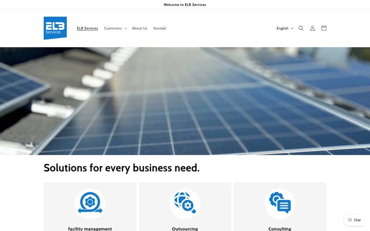 Screenshot of elb-services.com
