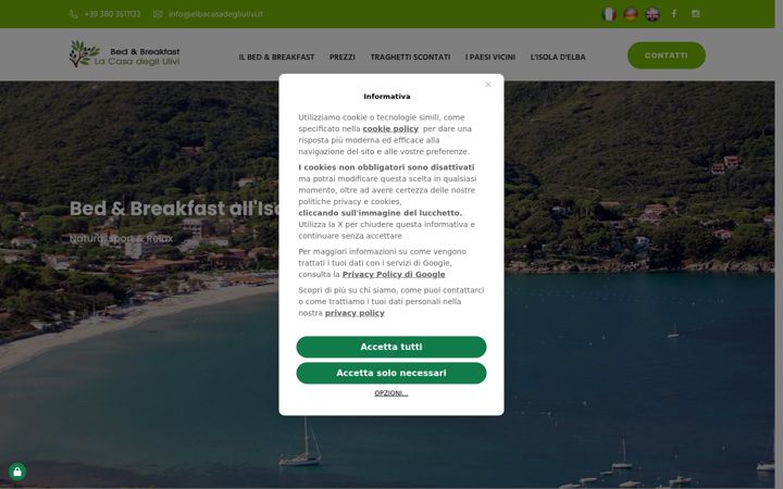Ekraanipilt saidist elbacasadegliulivi.it