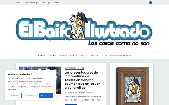 Screenshot of elbaifoilustrado.com