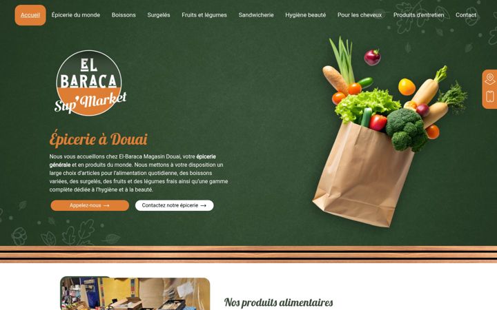 Screenshot di elbaraca.fr