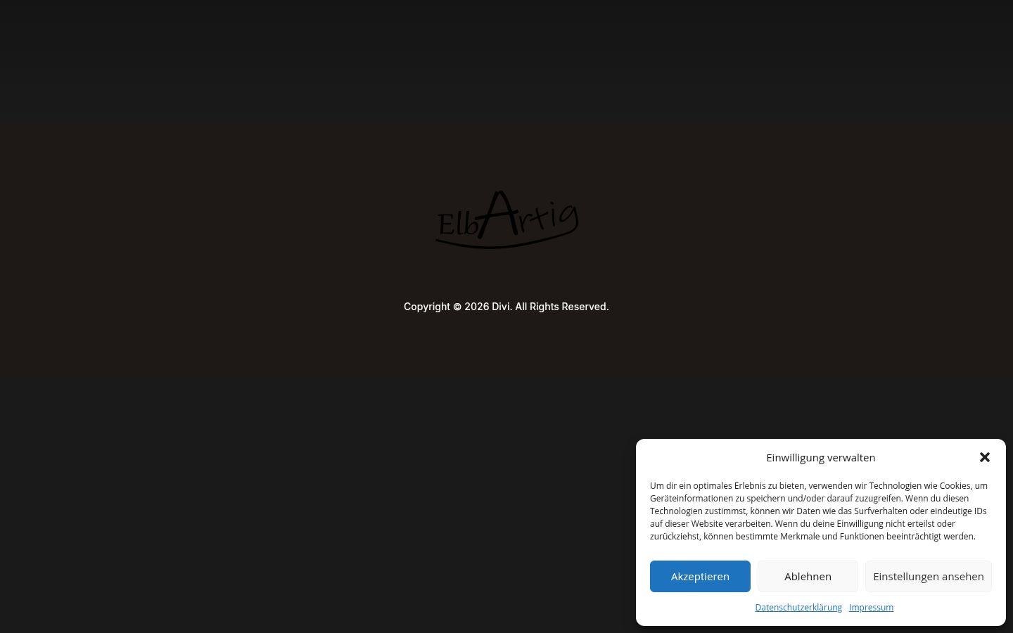Screenshot tal-banner tal-kunsens muri qabel kwalunkwe interazzjoni