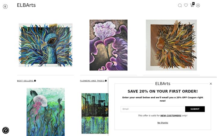 Screenshot of elbarts.com